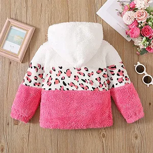 Флісова куртка Teddy для дівчаток, зимова, повсякденна synthetic.ua - Фото 1