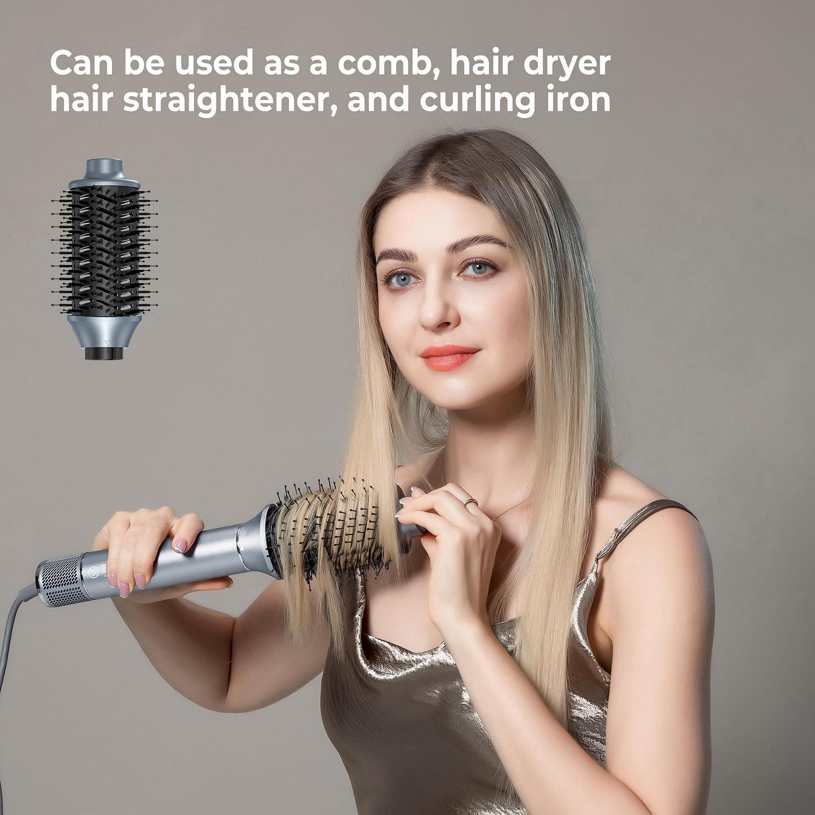 Стайлер для волосся 5-в-1 Airstyler з двигуном 110,000 rpm, функцією фена, іонізацією 320 млн та насадками для завивки Light Quiet, фото №8 Стайлер для волосся 5-в-1 Airstyler з двигуном 110,000 rpm, функцією фена, іонізацією 320 млн та насадками для завивки Light Quiet, фото №8