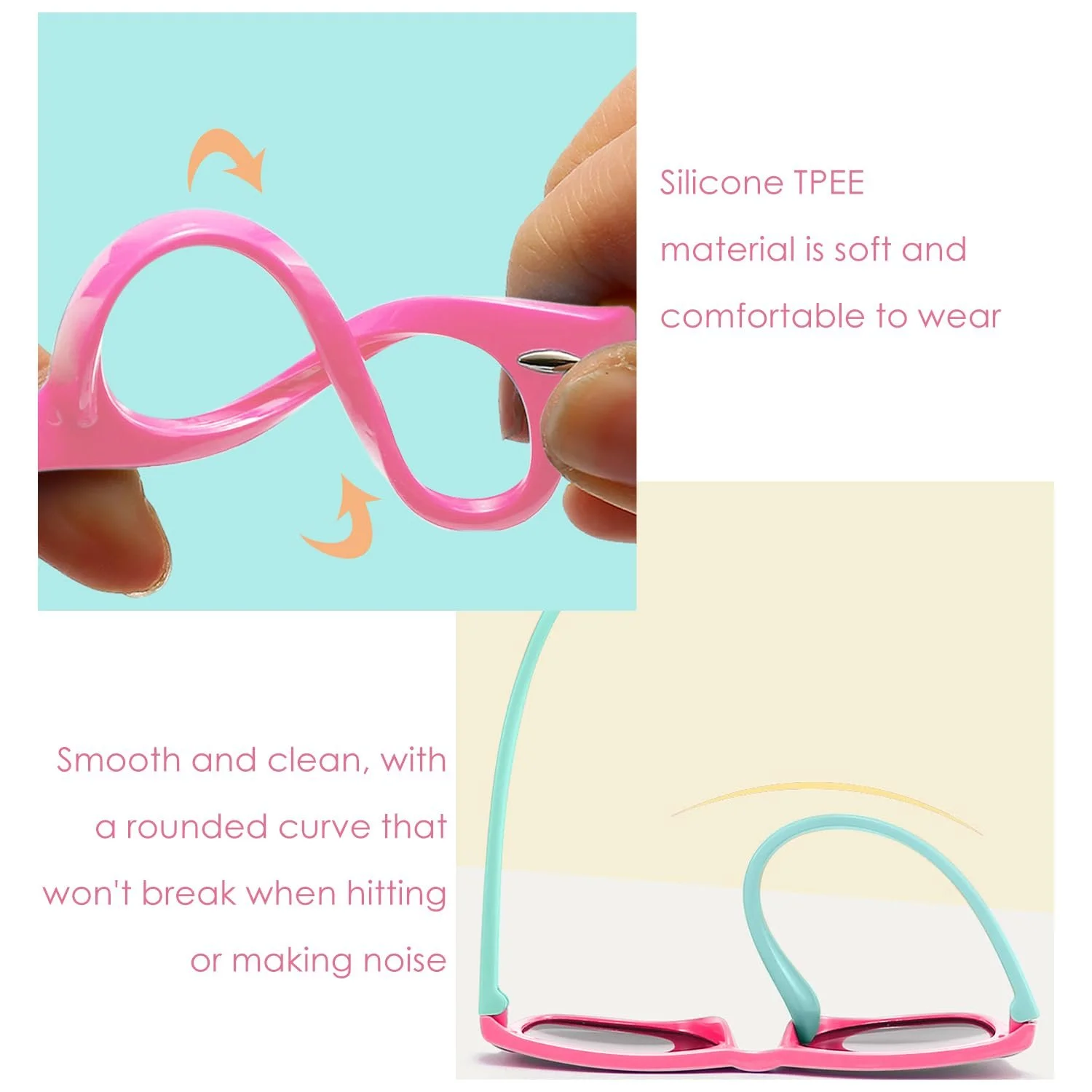 Сонцезахисні Окуляри EHDWXVZM Різнобарвні Рожевий, фото №3