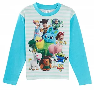 Піжамний комплект Disney з бавовни та футболки з довгими рукавами, з милим малюнком Toy Story synthetic.ua - Фото 1
