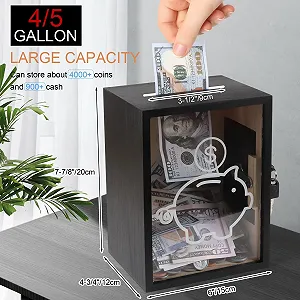 Скарбничка прозора із замком synthetic.ua - Фото 1