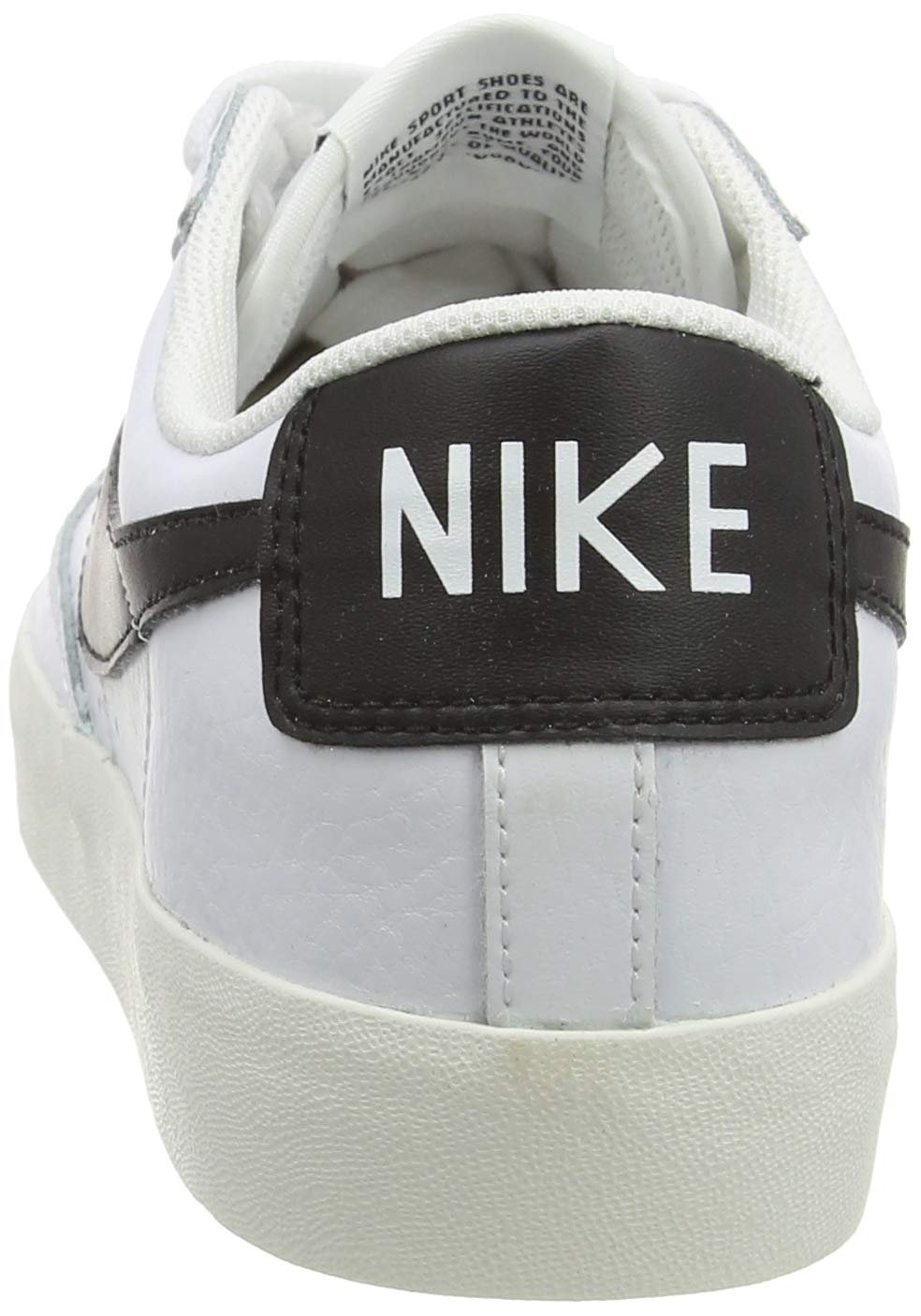 Кросівки Nike Blazer Low Leather Білі/Чорні чоловічі, фото №3