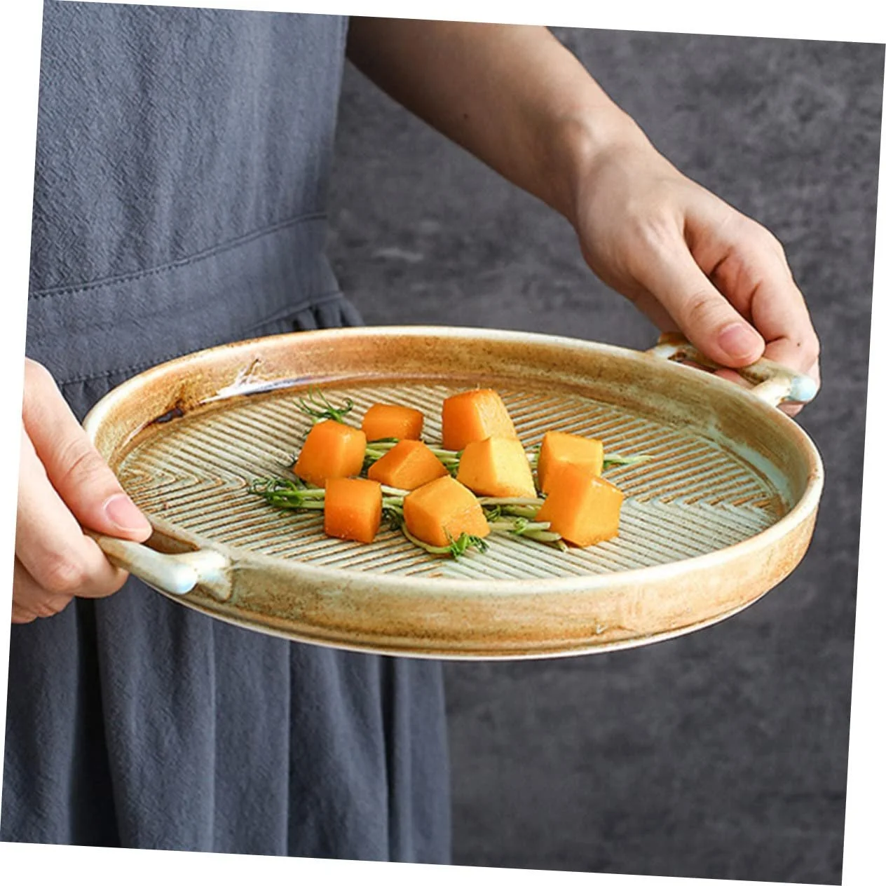 Форма для выпечки Керамическая Ретро С двумя ручками, фото №6 Форма для выпечки Керамическая Ретро С двумя ручками, фото №6