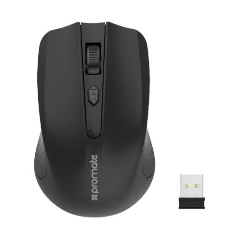 Мышка Promate Clix-8 Wireless Black (clix-8.black), фото №1 Мышка Promate Clix-8 Wireless Black (clix-8.black), фото №1