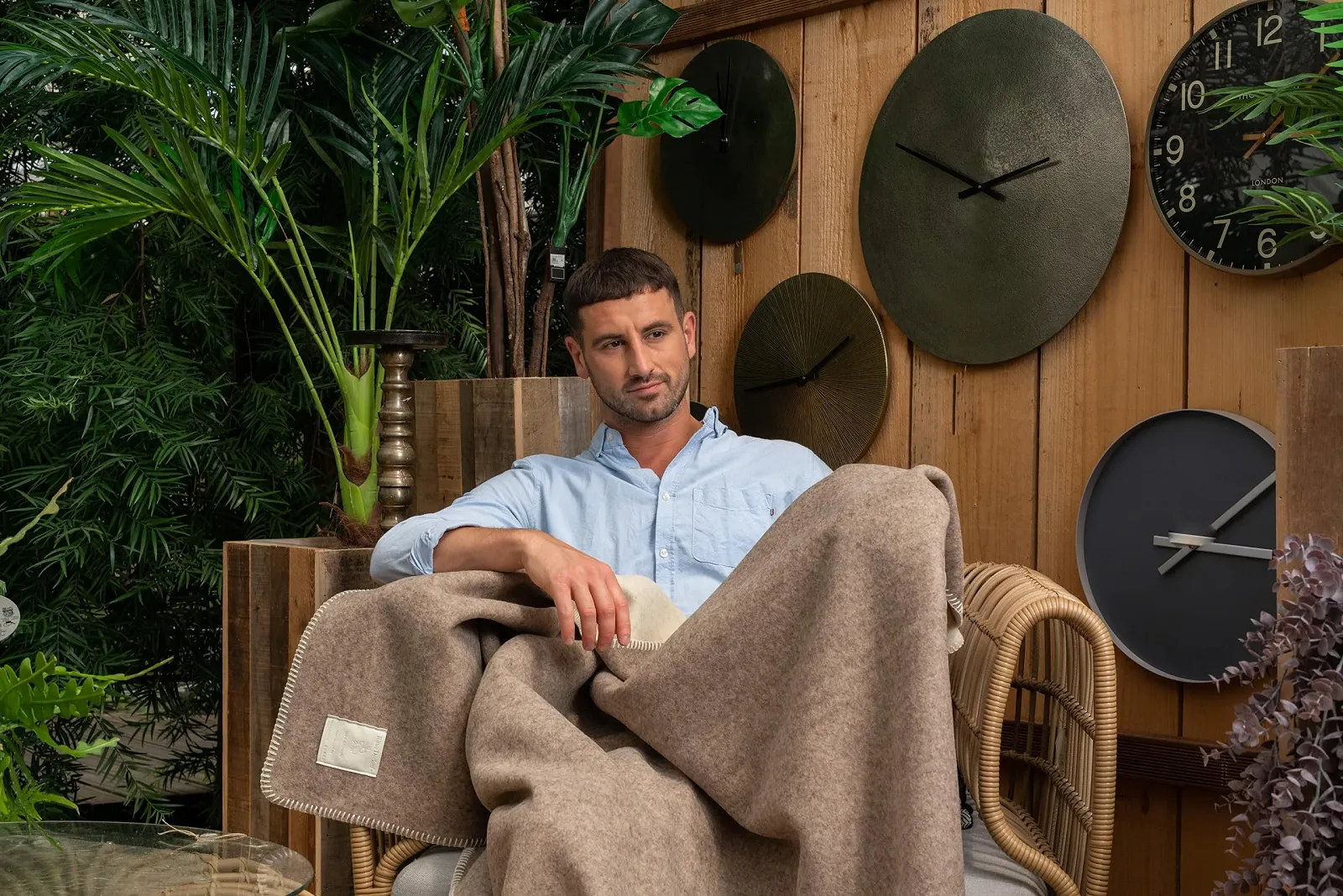 Одеяло Шерстяное Ritter Decken Lilienthal 150 x 200 см 100% Шерсть Натуральное Идеальное покрывало, фото №3