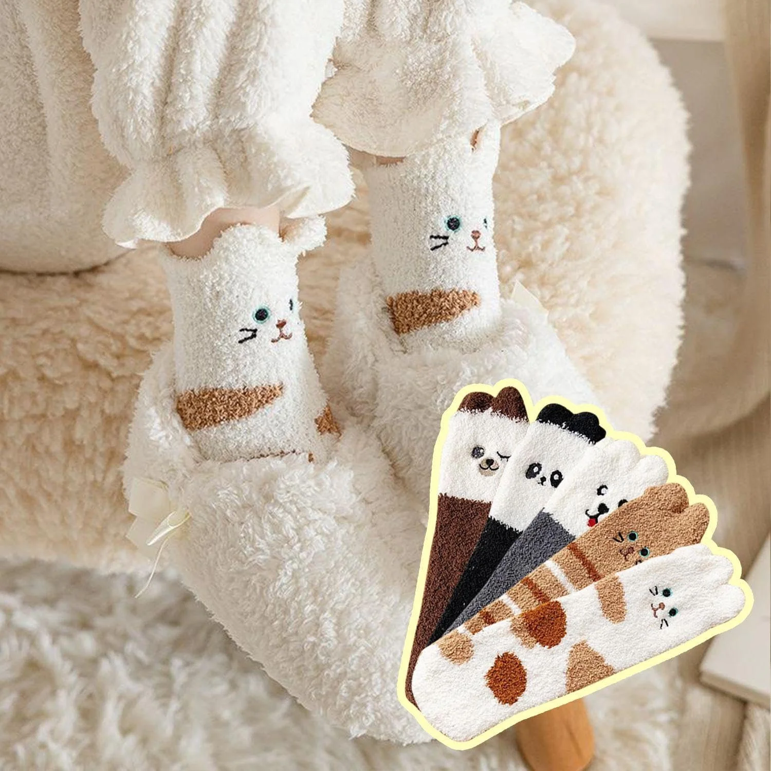 Шкарпетки Плюшеві Тварини, 5 пар, фото №4