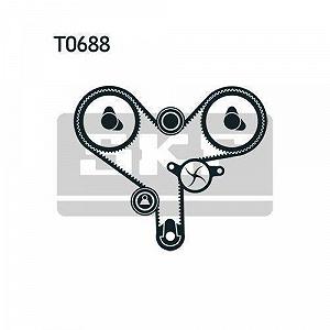 Комплект ремня ГРМ SKF VKMA 91304 для TOYOTA LEXUS synthetic.ua - Фото 1