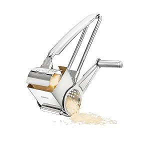 Терка GEFU Queso для сиру, барабан для натирання сиру, горіхів і шоколаду - Фото 1