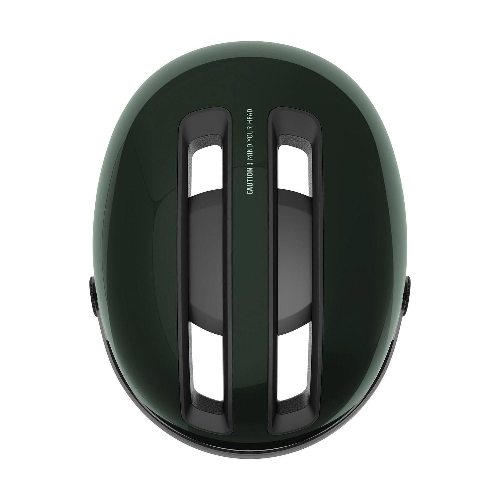 Шолом ABUS City HUD-Y ACE з козирком та магнітною перезаряджуваною LED підсвіткою, фото №5