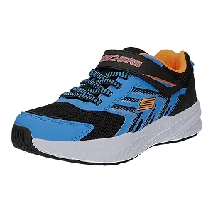 Кроссовки Skechers Microspec Tread 404115L Черный / Синий / Оранжевый - Фото 1