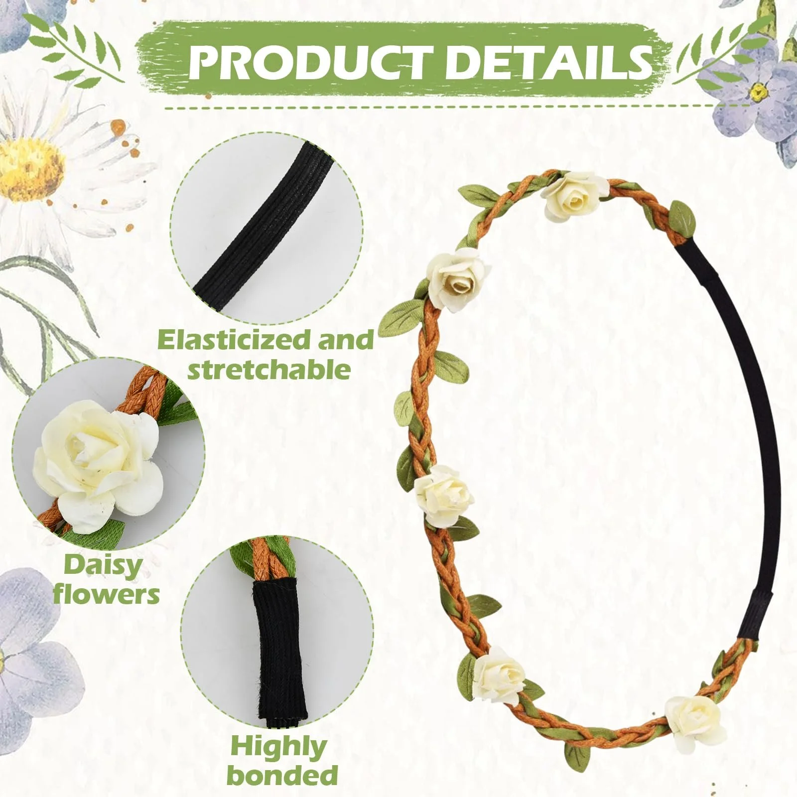 Вінок Квітковий Вінок Аксесуари для волосся, фото №3