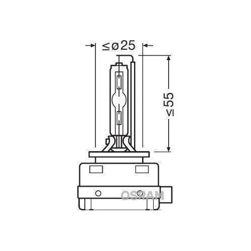 Лампа дальнего света OSRAM XENARC ORIGINAL 66140, фото №3 Лампа дальнего света OSRAM XENARC ORIGINAL 66140, фото №3