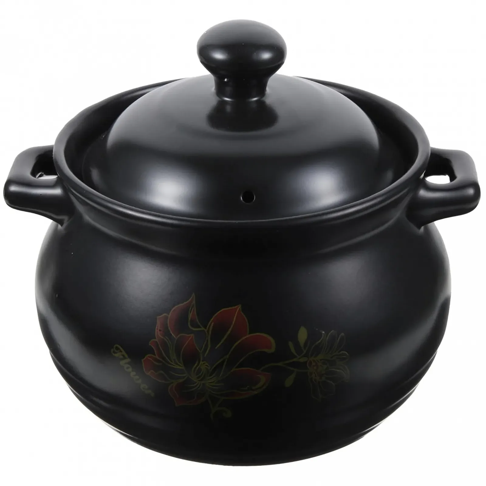 Керамическая кастрюля Mobestech 2 л жаропрочная Черная, фото №1