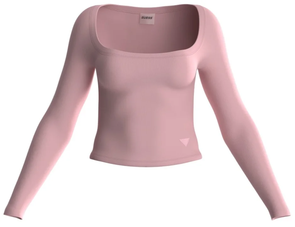 Женский лонгслив GUESS Activewear / Розовый / Размер S, фото №1