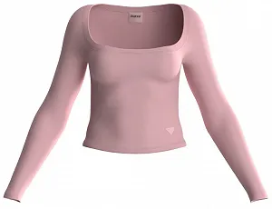 Купить Женский лонгслив GUESS Activewear / Розовый / Размер S - Фото 1 Женский лонгслив GUESS Activewear / Розовый / Размер S - Фото 1