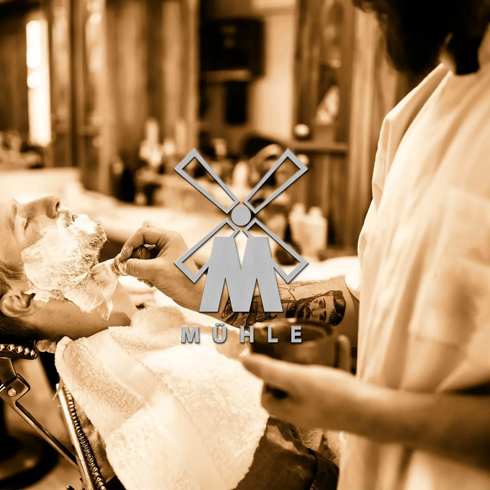 Набор для бритья MÜHLE Traditional Закрытый гребень Хром, фото №7 Набор для бритья MÜHLE Traditional Закрытый гребень Хром, фото №7