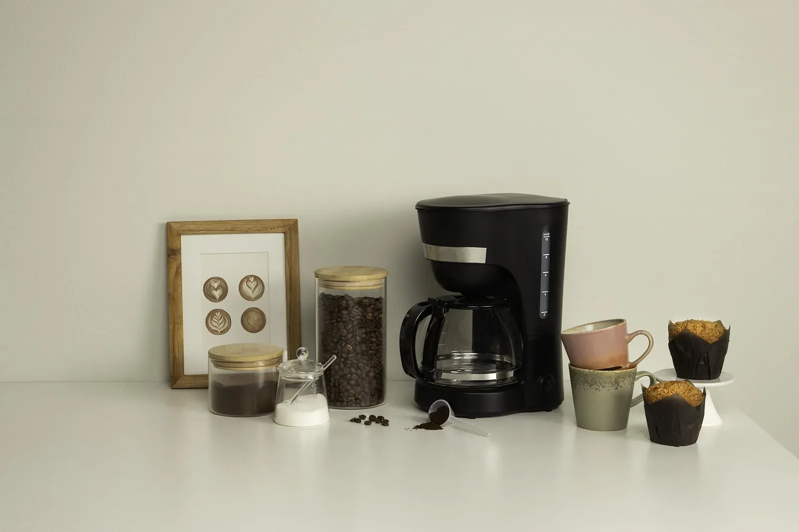 Крапельна кавоварка Tristar CM-1282 1.25 л 12 чашок Постійний фільтр Протикрапельна система Підігрів 750 Вт, фото №6