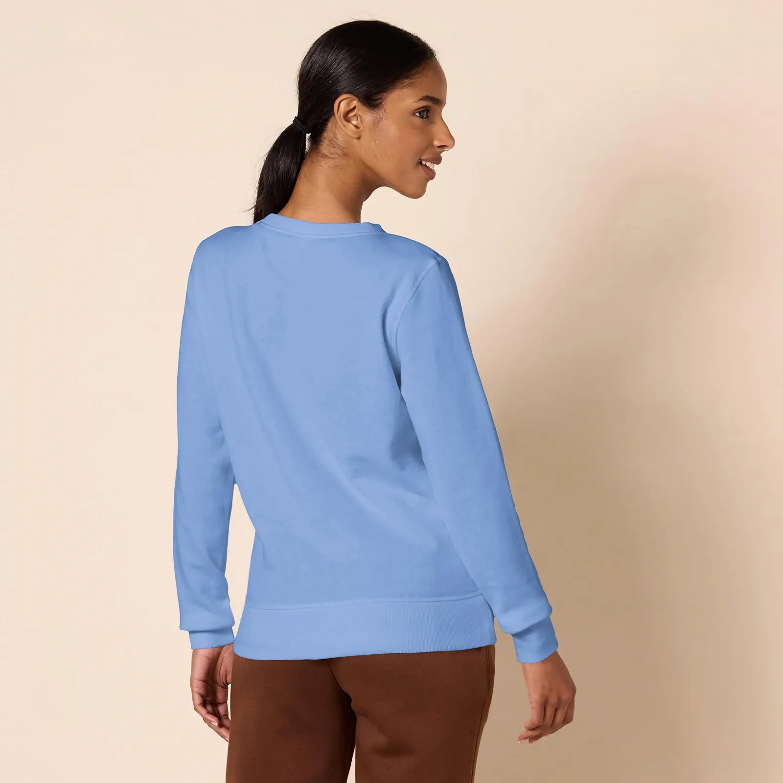 Женская Толстовка Amazon Essentials French Terry с круглым вырезом (Доступна в больших размерах), фото №3