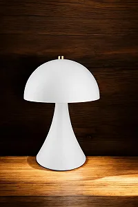 Настільна лампа GILDE LED Декоративна Бездротова Таймер 22 см Біла - Фото 1