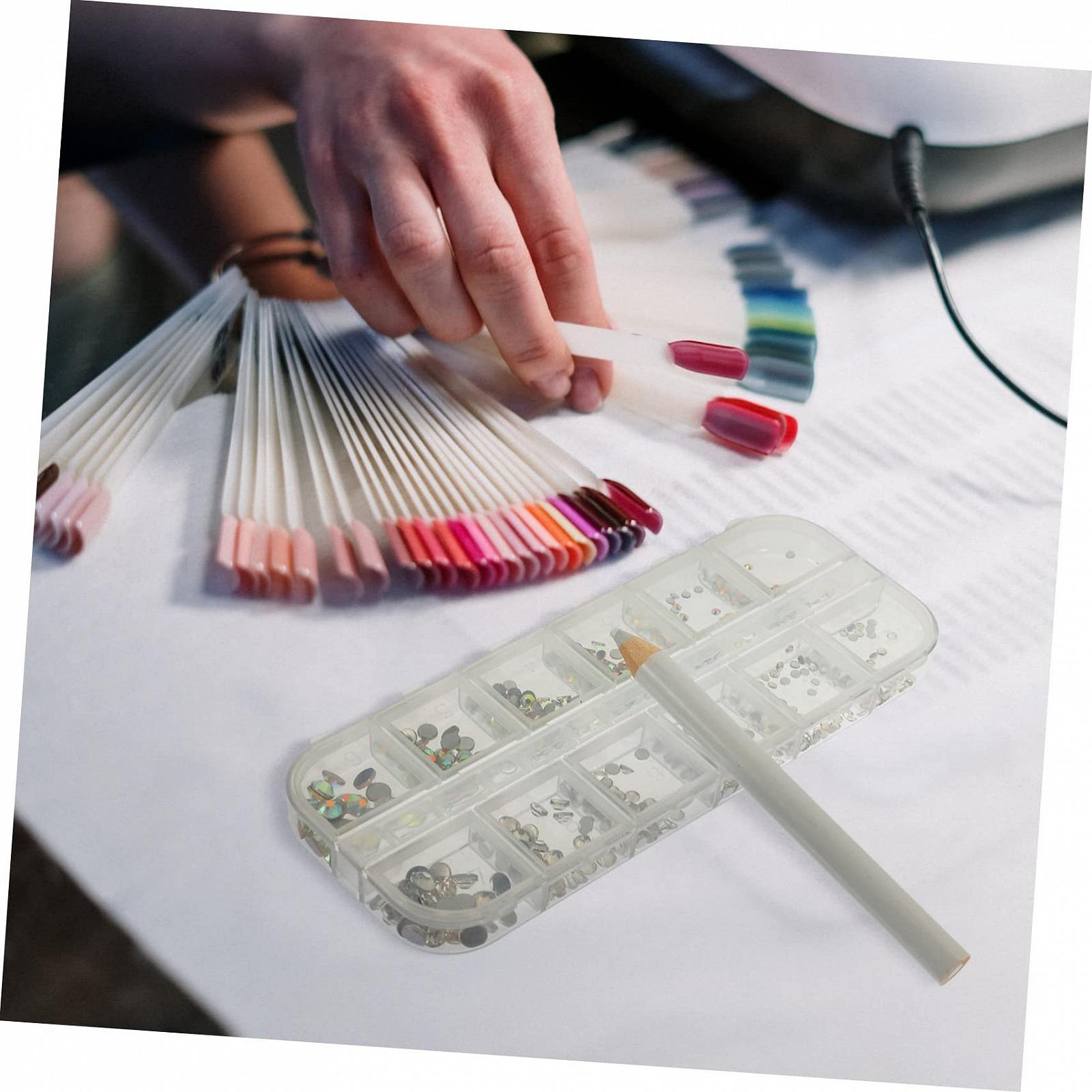 Стрази для нігтів PLAFOPE Flatback Змішаний колір, фото №3