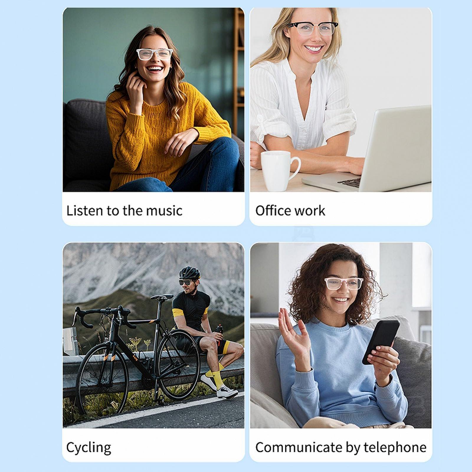 Розумні окуляри AI 144 мови Переклад в реальному часі Bluetooth 5.4, фото №6