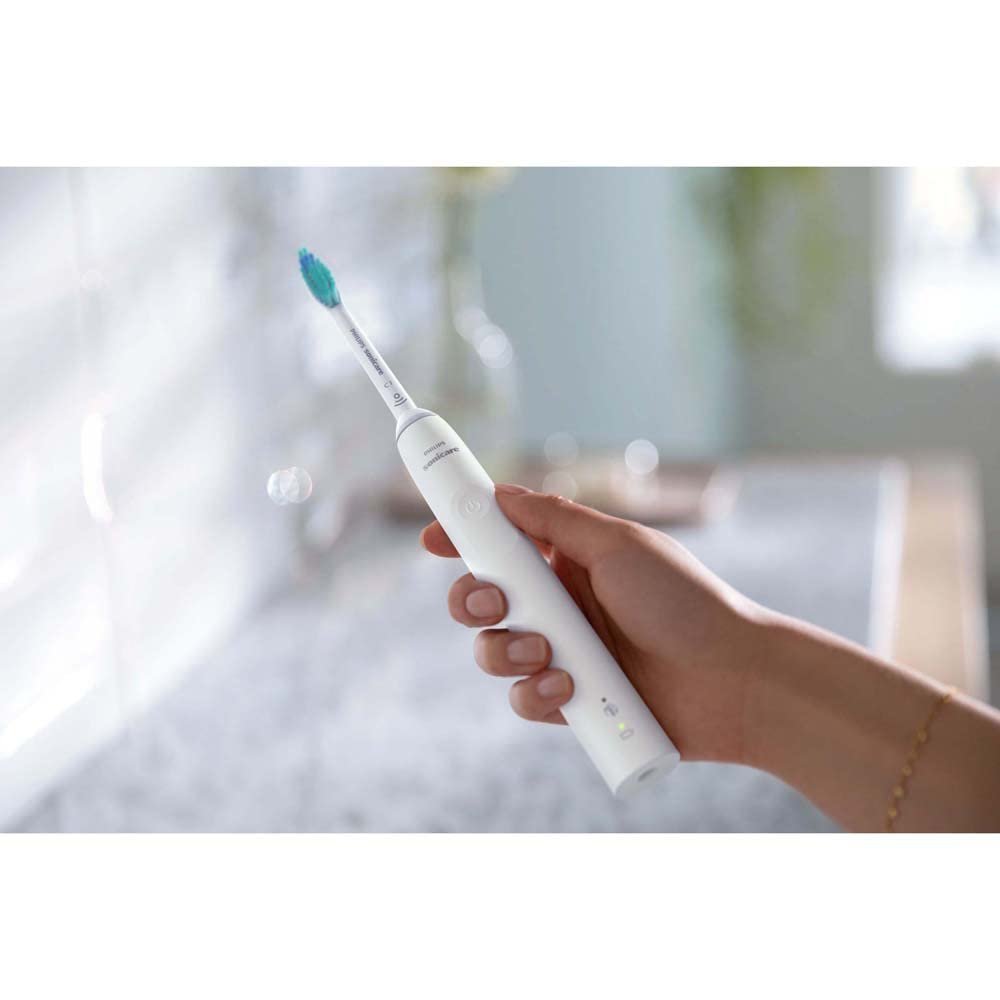 Електрична звукова зубна щітка Philips Sonicare 3100 Series HX3673/13 Біла, фото №4
