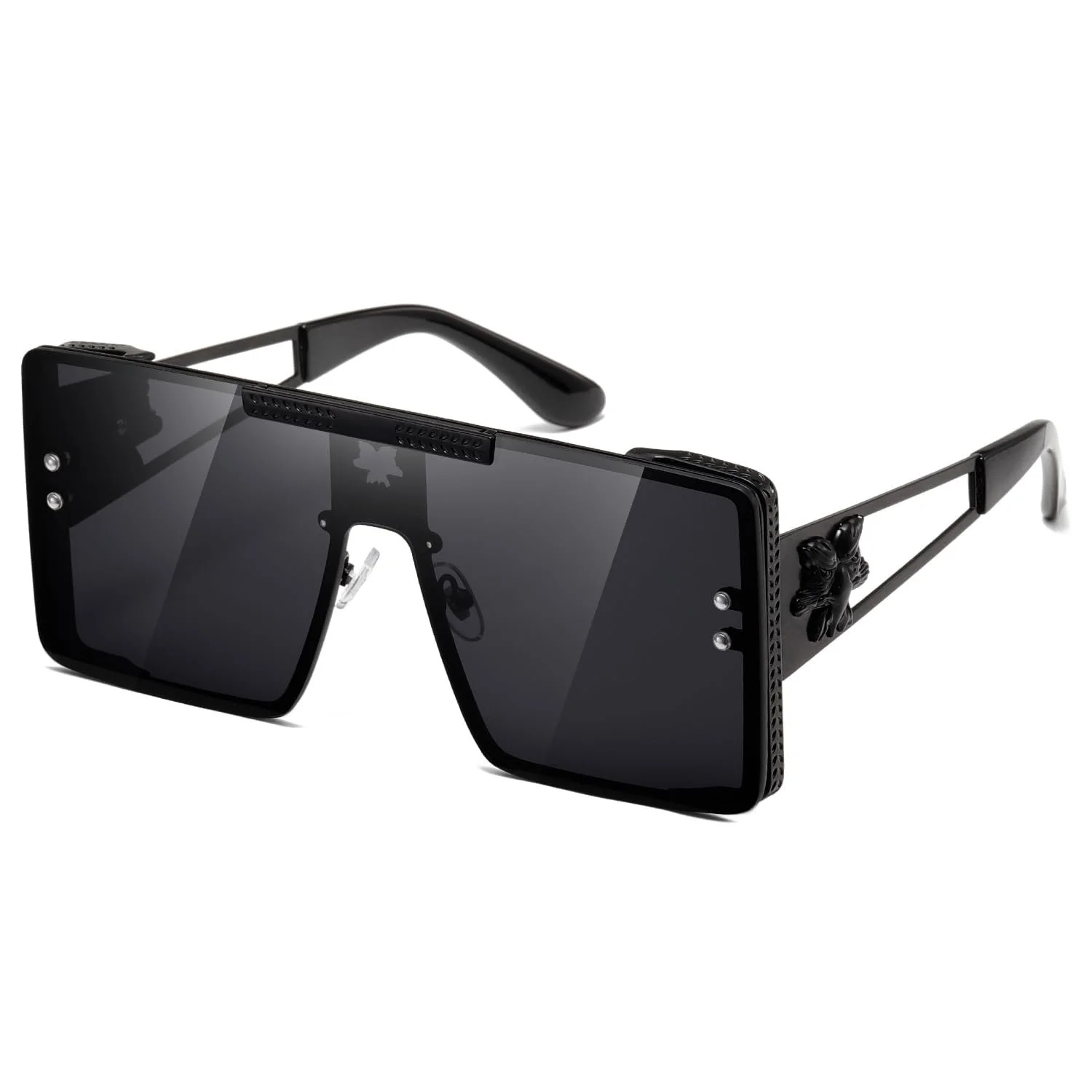 Квадратні великі сонцезахисні окуляри Kimorn для чоловіків і жінок, велика пласка верхня, фото №1