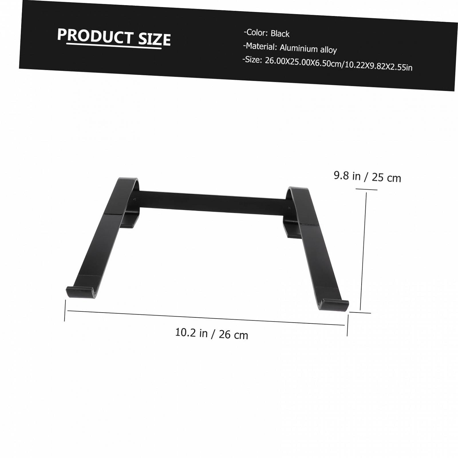 Підставка для ноутбука алюмінієва ергономічна з регулюванням висоти для ноутбуків покращує поставу та зменшує напруження зап'ястя, фото №2