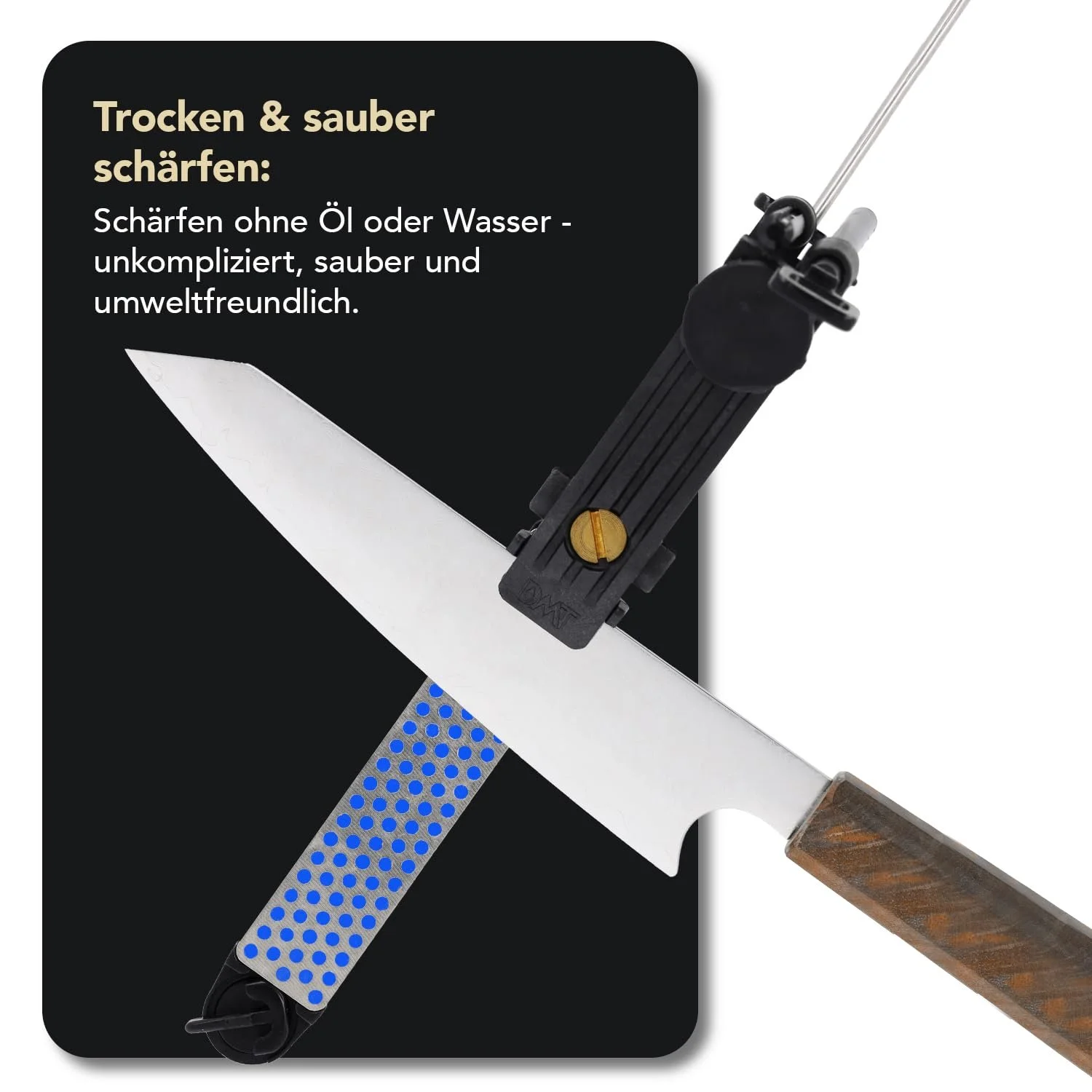 Набор для заточки DMT Aligner Diamond 3 камня (C, F, E) многоцветный, фото №6