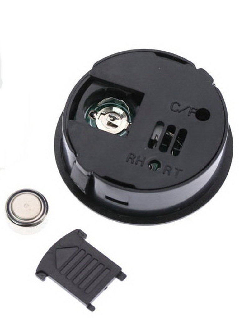 Цифровий термометр-гігрометр круглий, фото №3