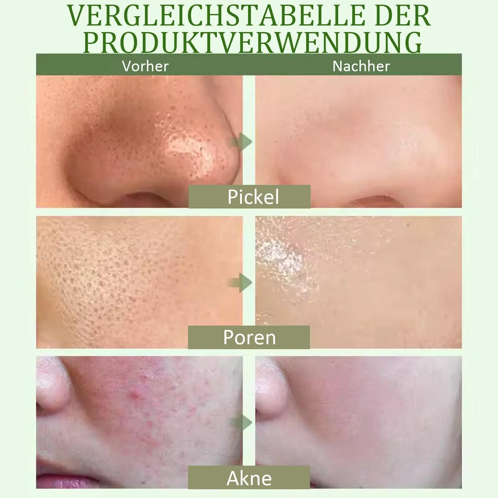 Маска Глиняна з Зеленим Чаєм, Набір з 10 штук, фото №6