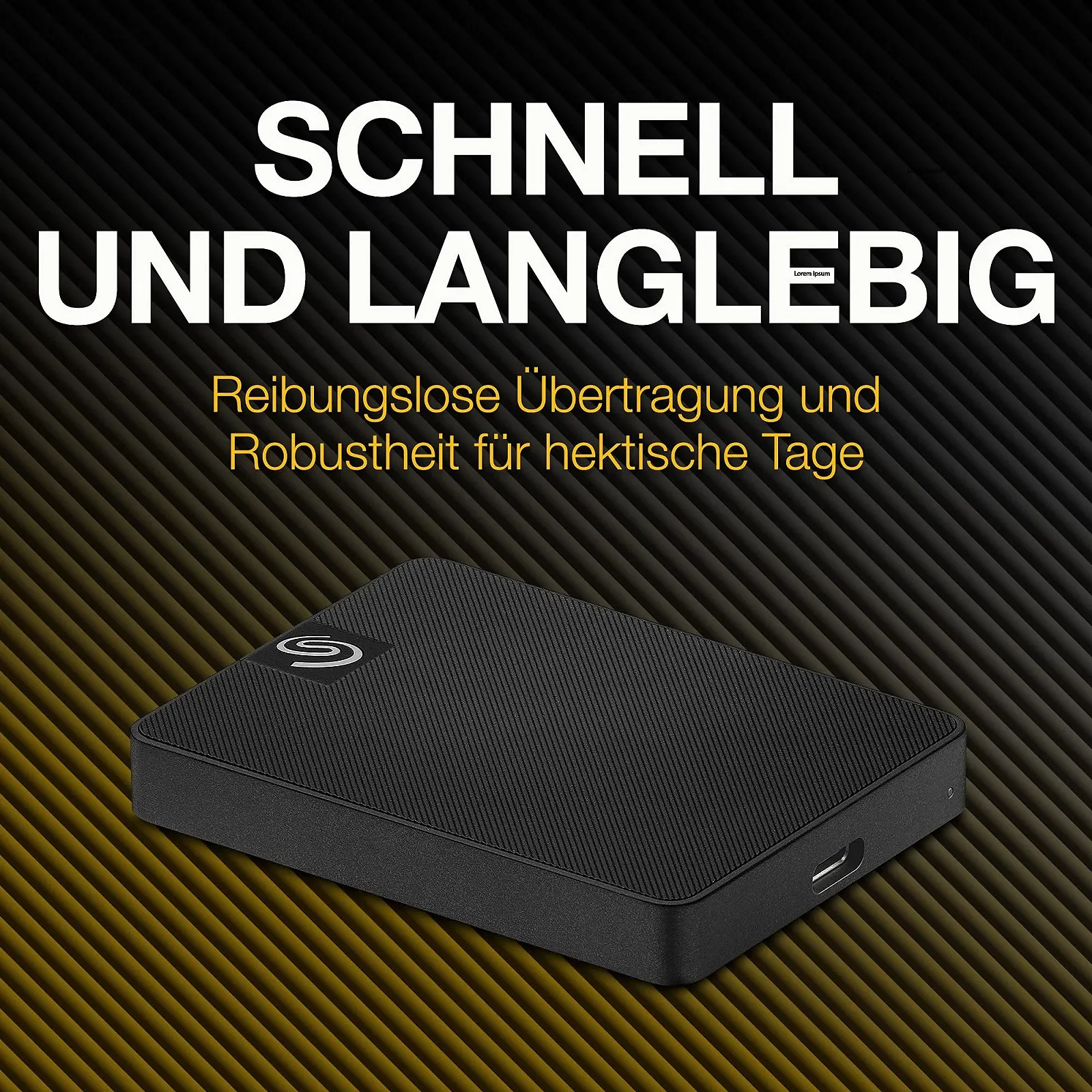 Внешний SSD-накопитель Seagate Expansion SSD 2TB 2.5" USB-C/3.0 1000MB/s (STLH2000400), фото №2 Внешний SSD-накопитель Seagate Expansion SSD 2TB 2.5" USB-C/3.0 1000MB/s (STLH2000400), фото №2