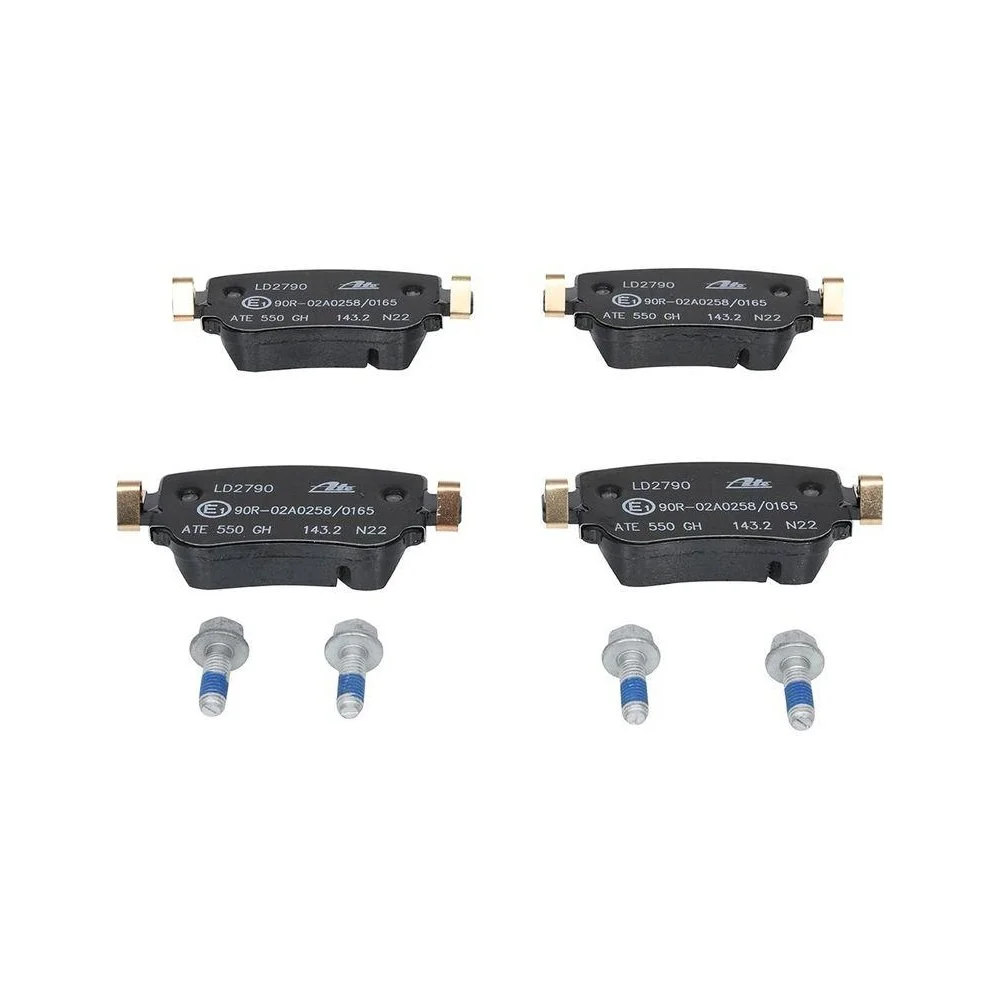 Комплект гальмівних колодок, дискове гальмо ATE Ceramic 13.0470-2790.2 для SEAT SKODA VAG, фото №1 Комплект гальмівних колодок, дискове гальмо ATE Ceramic 13.0470-2790.2 для SEAT SKODA VAG, фото №1