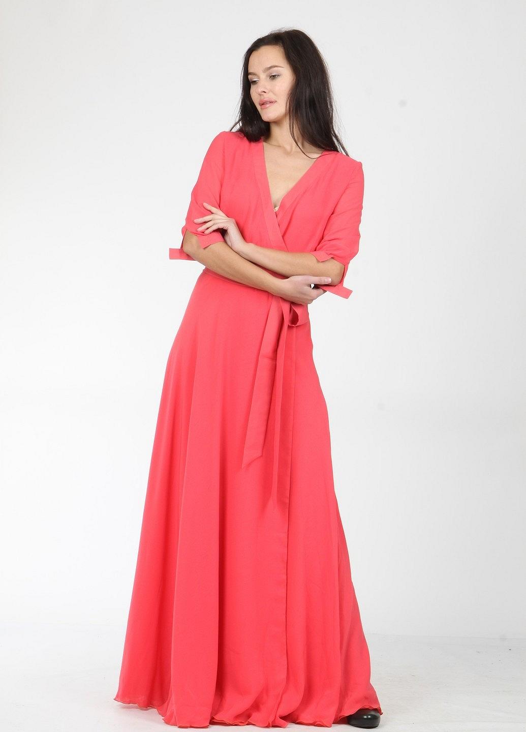 Платье Enna Levoni S Коралловый (ND-3861-2-Coral), фото №4