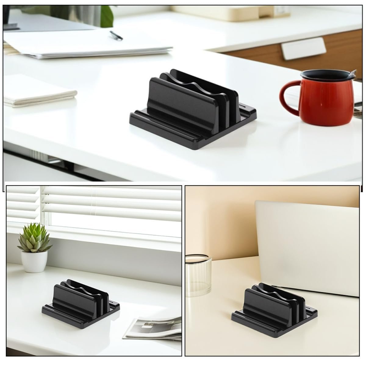 Держатель Вертикальный UKCOCO для Ноутбука и Книг с Двойным Регулируемым Слотом, фото №3