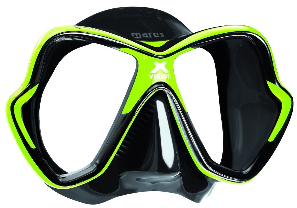 Маска для дайвінгу Mares X-Vision New 2014, чорна, фото №1