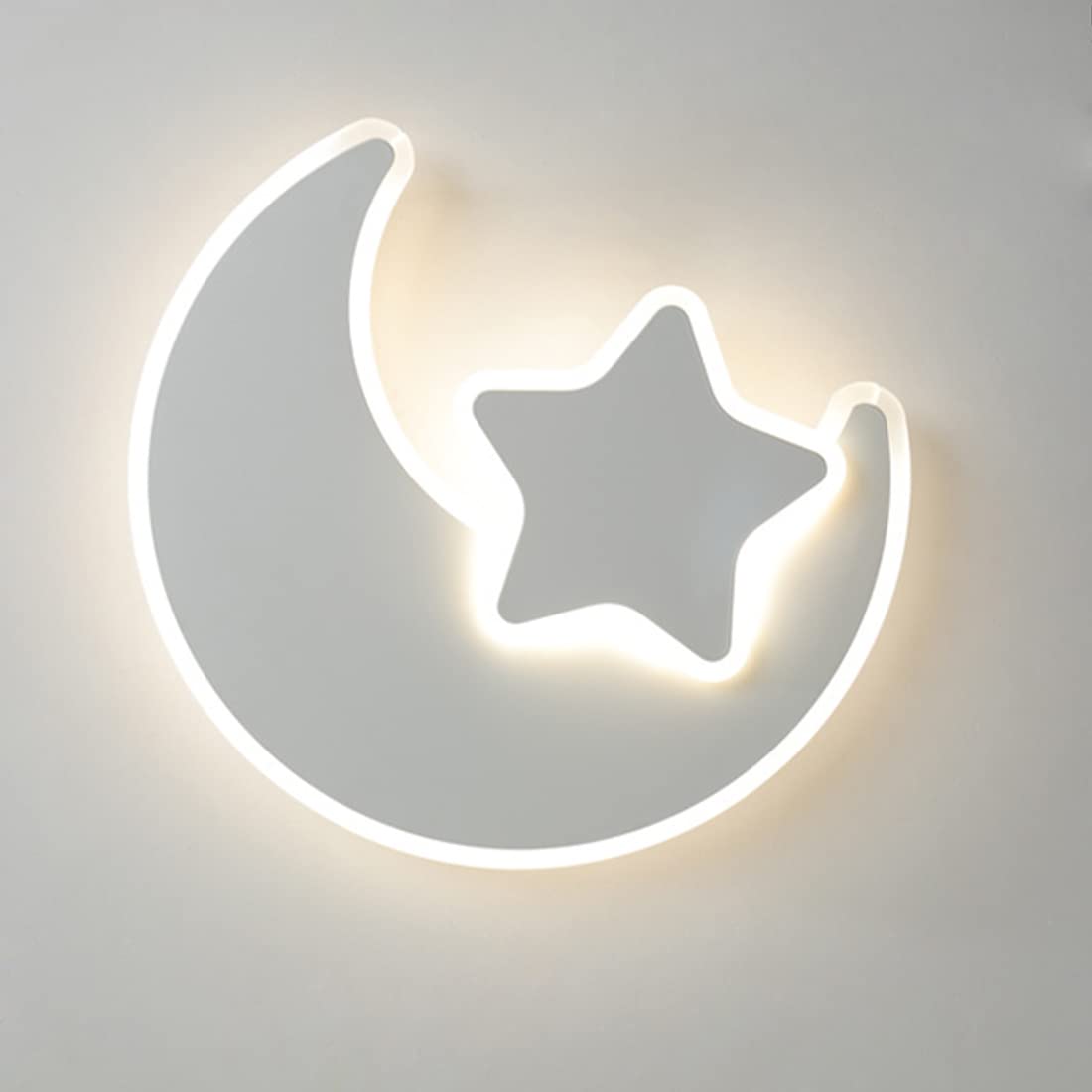 Светильник Creative Star Moon Потолочный 55 см Современный Светодиодный Круглый с пультом для детей детской комнаты спальни гостиной столовой офиса мультяшная подвесная лампа, фото №6