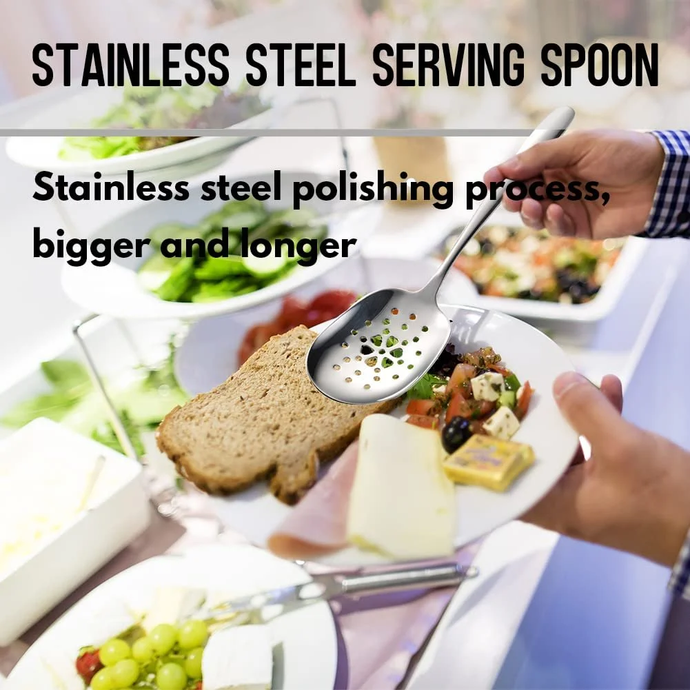 Ложка для Сервірування з Нержавіючої Сталі, Набір, фото №2