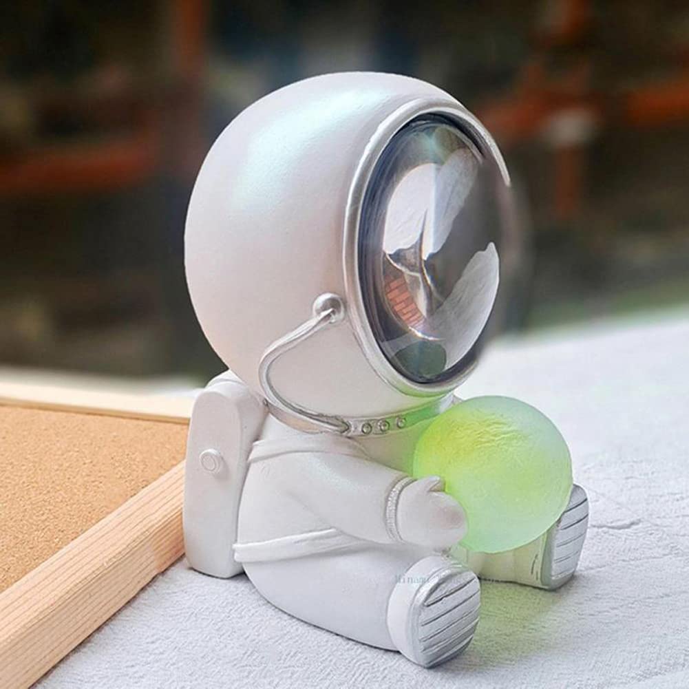 Ночник LUCKKY Astronaut LED (астронавт, звездное небо, Земля, атмосферный, с животными, из смолы), фото №6
