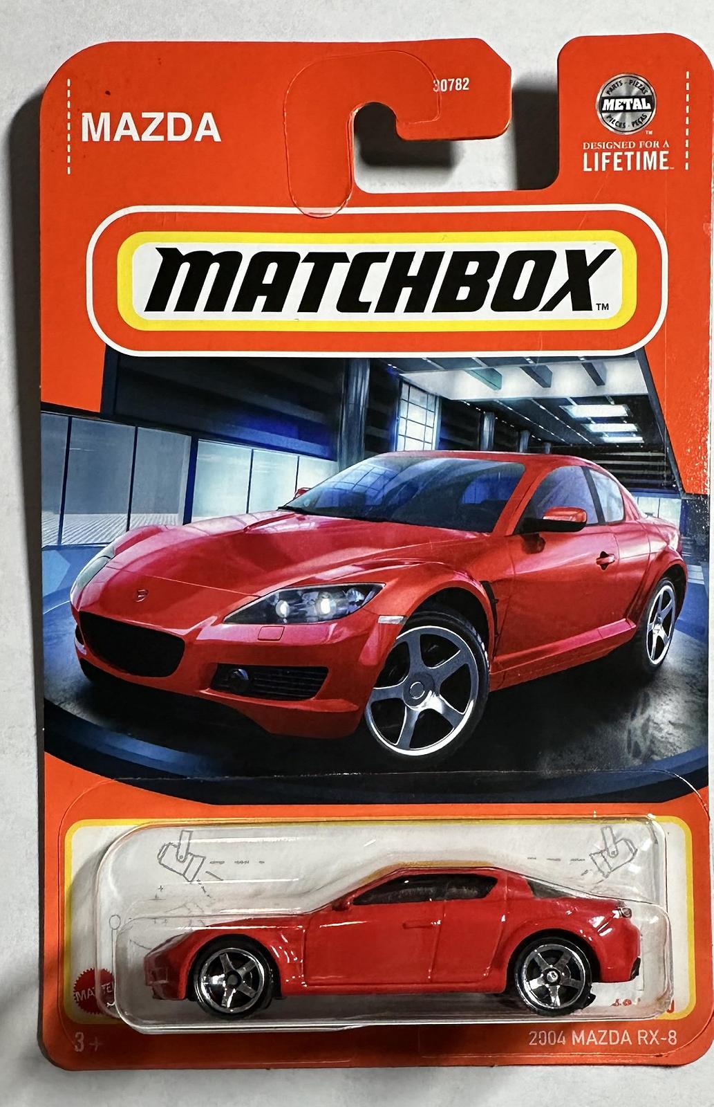 2024 Matchbox Mazda RX-8 2004 Червоний 49/100, фото №1