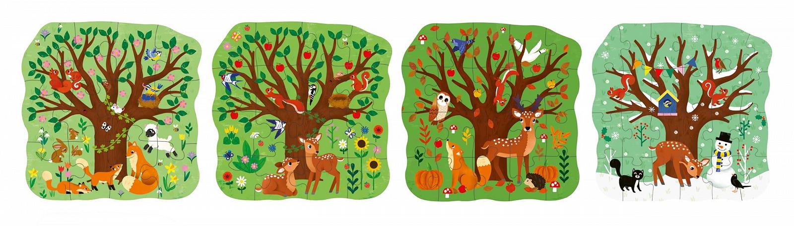 Пазл Ravensburger Puzzle UP! 12004002 Four Seasons 12, 16, 20, 24 елементи від 3 років, фото №9