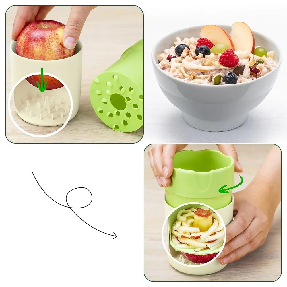 Терка Watris Veiyi для яблук, фруктів, ручна, обертова, багатофункціональна кухонна, фото №5 Терка Watris Veiyi для яблук, фруктів, ручна, обертова, багатофункціональна кухонна, фото №5