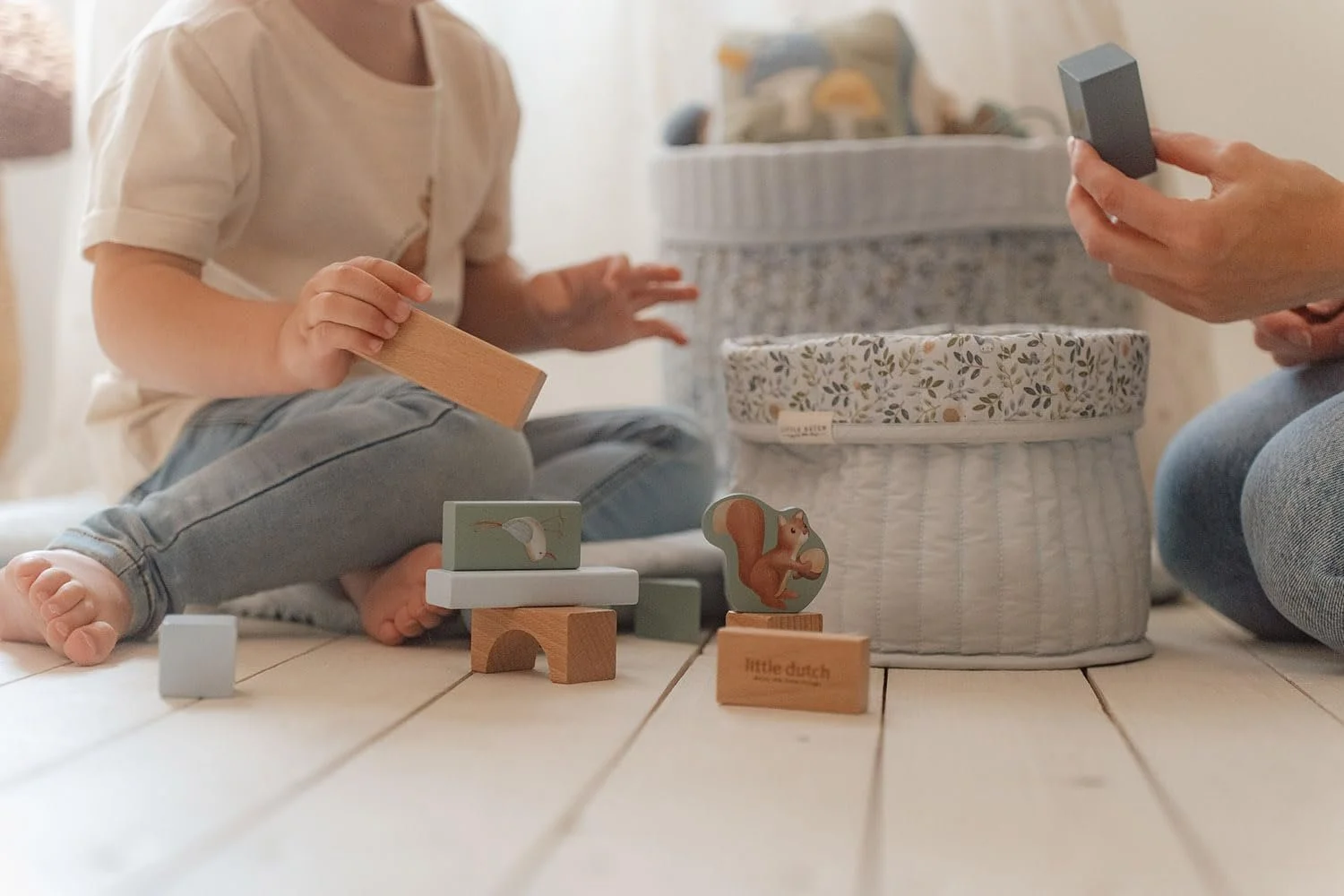 Органайзер для пеленального столика Little Dutch Forest Adventure TE31044030 Круглая Большая Двусторонняя, фото №4