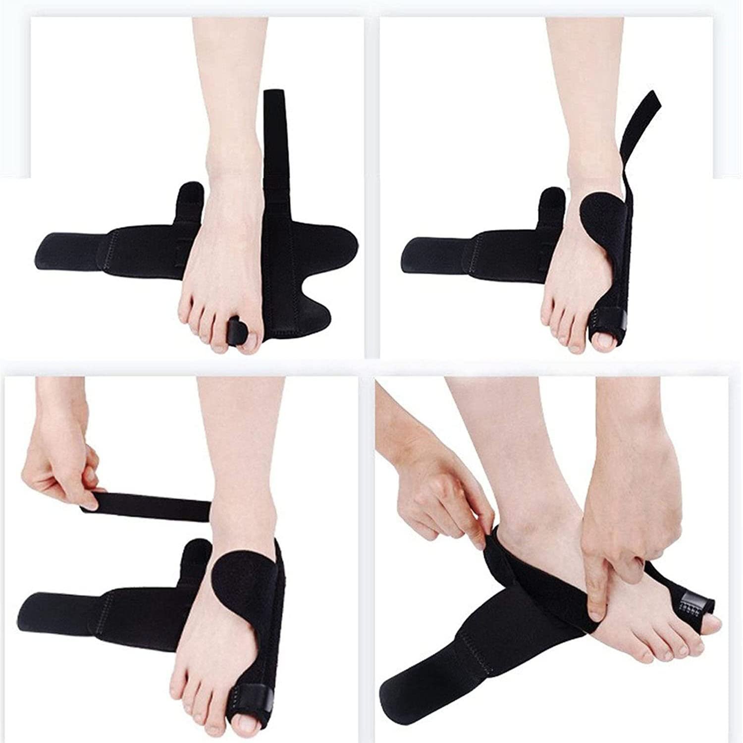 Корректор большого пальца стопы MUSUMI Регулируемый, 1 пара, фото №4