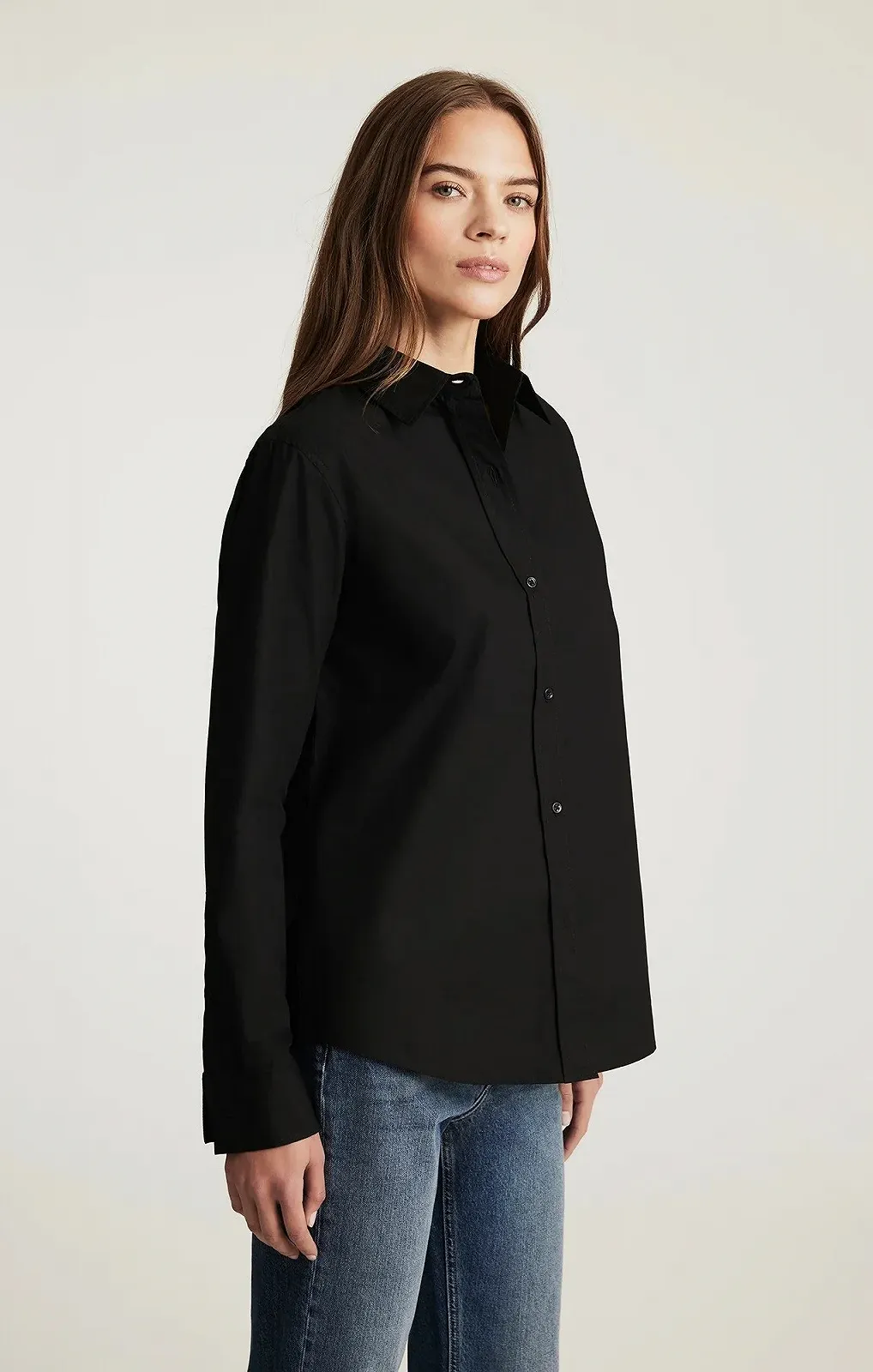 Женская рубашка MAVI LONG SLEEVE SHIRT Black - M, фото №2 Женская рубашка MAVI LONG SLEEVE SHIRT Black - M, фото №2