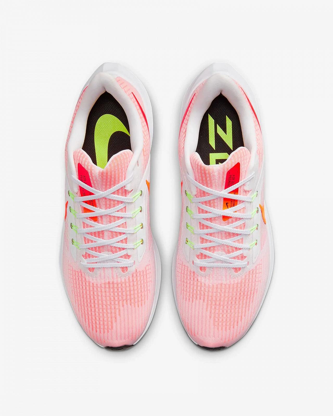 Кроссовки Nike Air Zoom Pegasus 39, светло-орехово-коричневый, красный сливовый, парусный, едва заметный вольт, фото №3