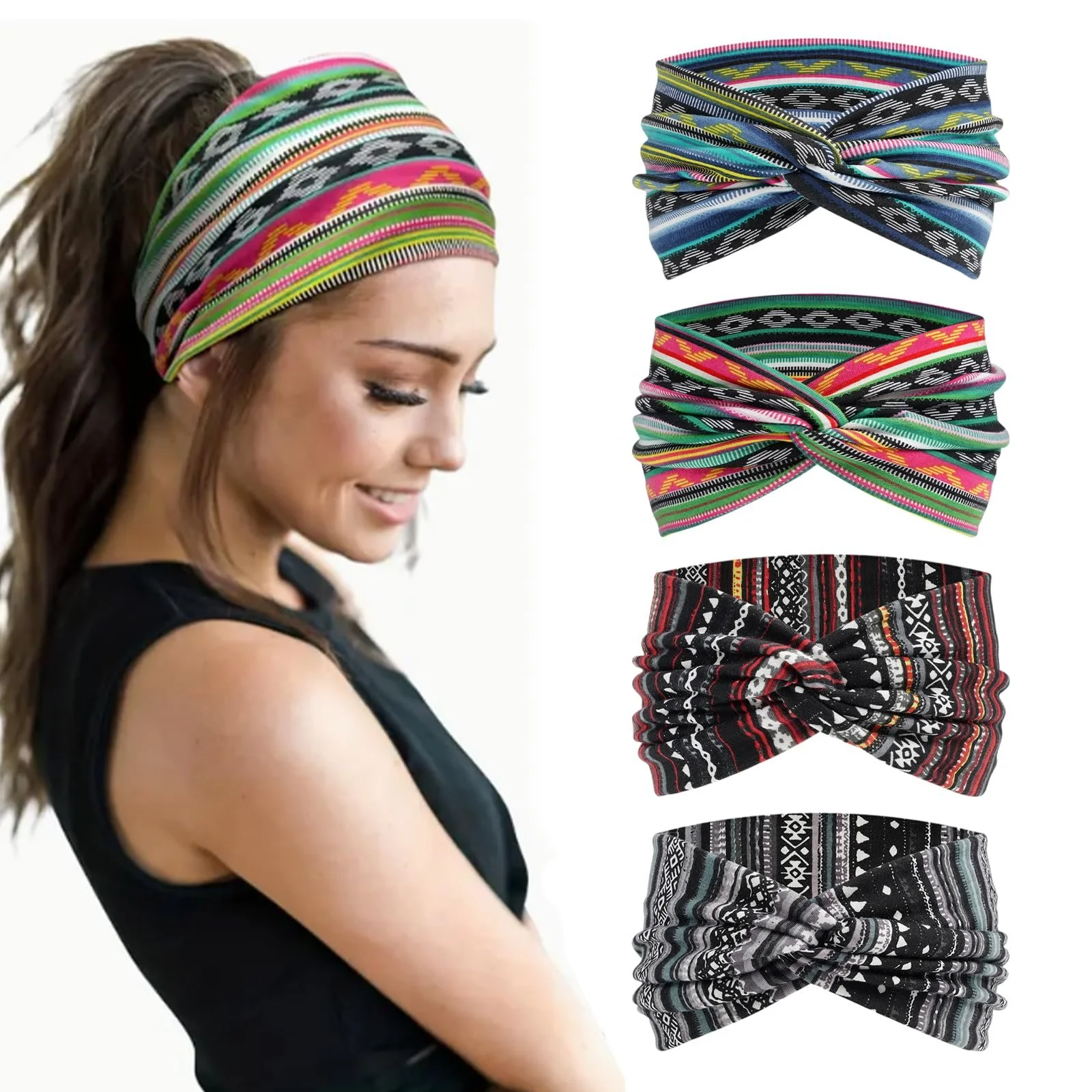 Пов'язка на голову Жіноча Еластична Широка М'яка, фото №1 Пов'язка на голову Жіноча Еластична Широка М'яка, фото №1