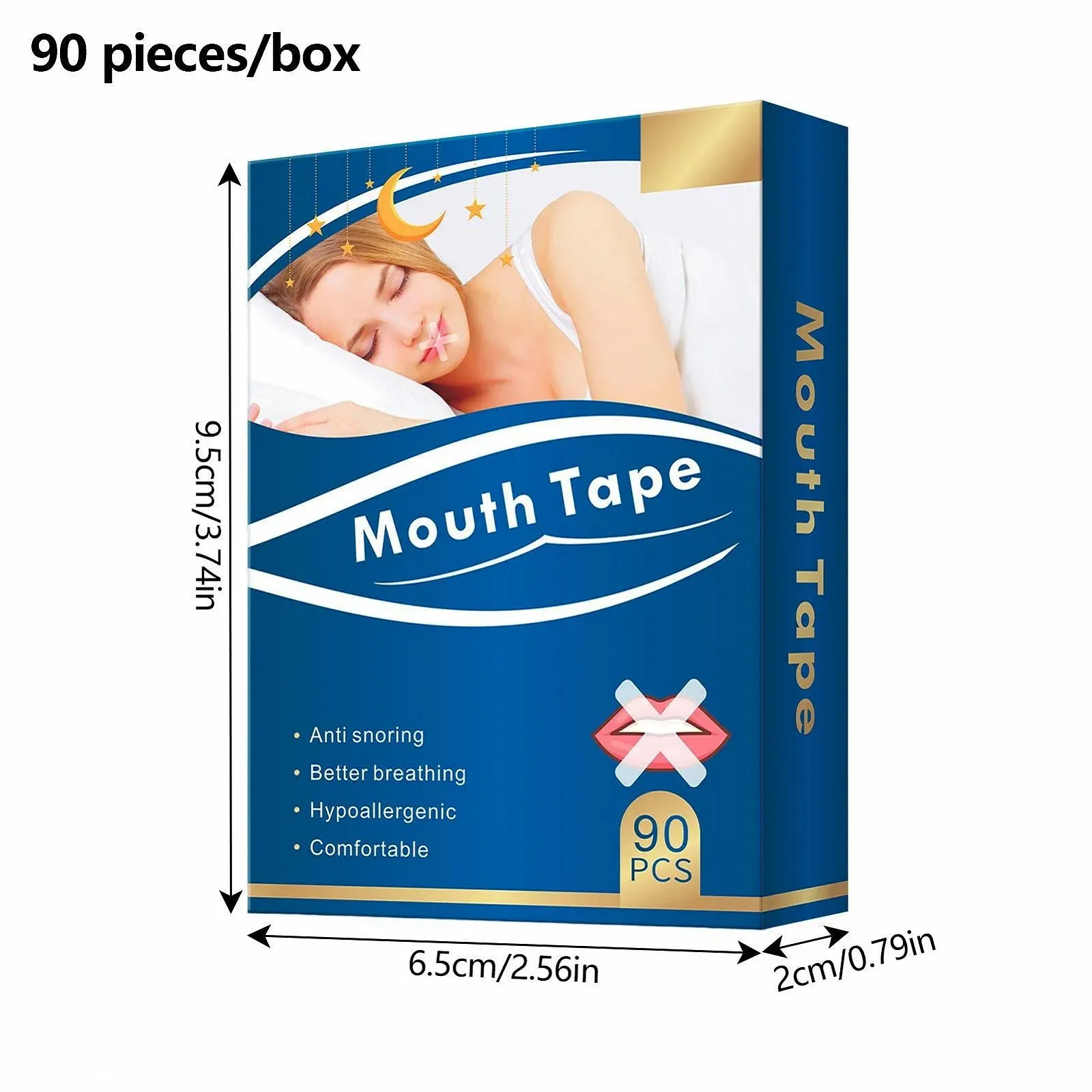 Смужка для рота проти хропіння Покращена М'яка смужка для рота для носового дихання, фото №4 Смужка для рота проти хропіння Покращена М'яка смужка для рота для носового дихання, фото №4