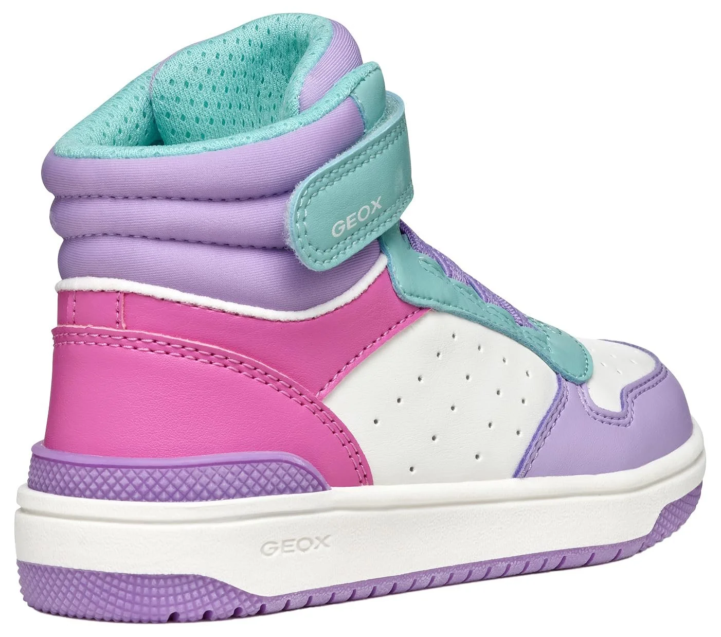 Кросівки Geox WASHIBA гладка шкіра червоний дитячі, фото №5