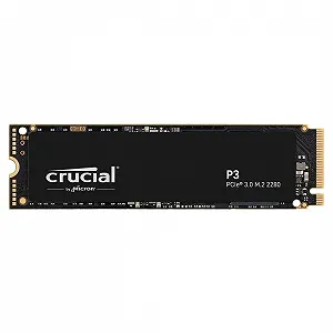 Внутрішній SSD-накопичувач Crucial P3 500GB M.2 PCIe Gen3 NVMe 3D NAND (CT500P3SSD8) - Фото 1